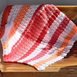 Handmade Crotchet Baby Blanket | Nursery | Baby Shower Gift | Newborn | Gift